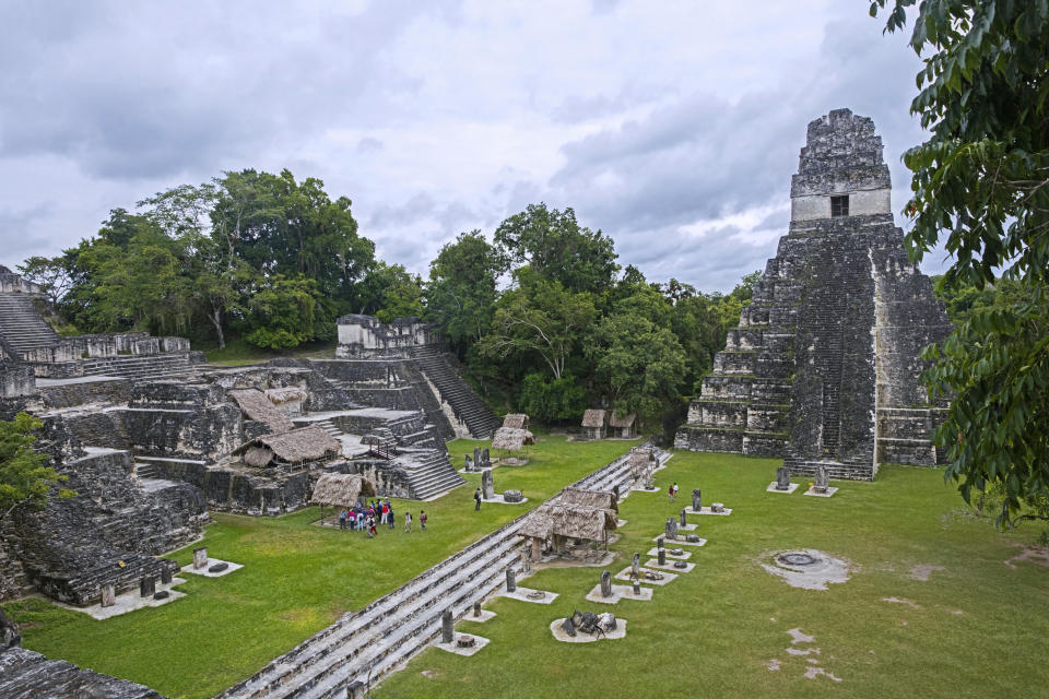 Old ruins of Tikal / Yax Mutal, ancient Maya city near the town Flores, Peten Department, Guatemala, Central America. / Credit: Getty Images