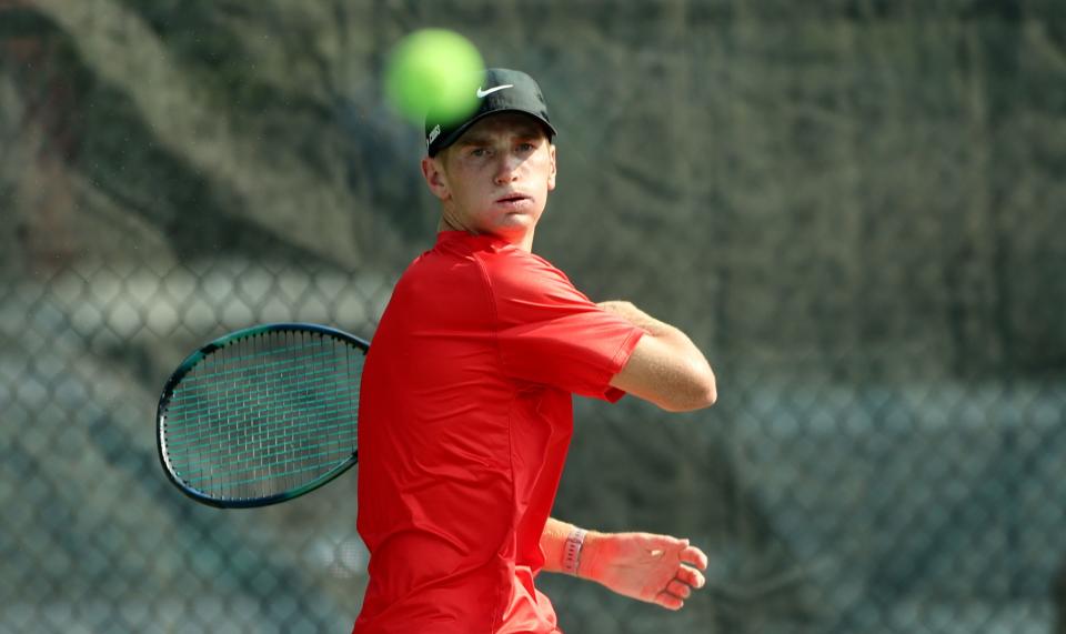 High school 6A boys state tennis at Liberty Park Tennis in Salt Lake City on Saturday, May 20, 2023. | Scott G Winterton, Deseret News