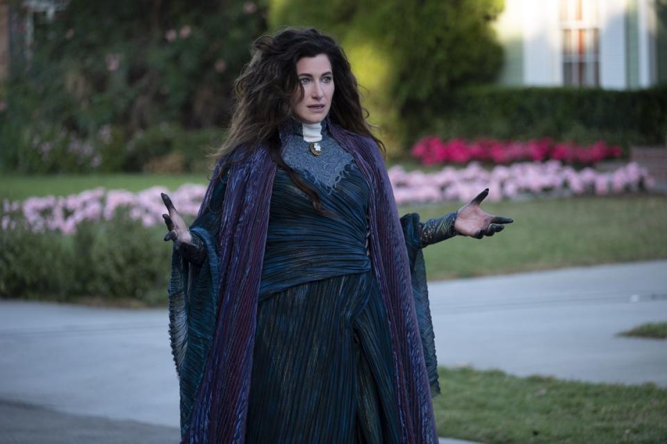 kathryn hahn as agatha harkness in 'wandavision'