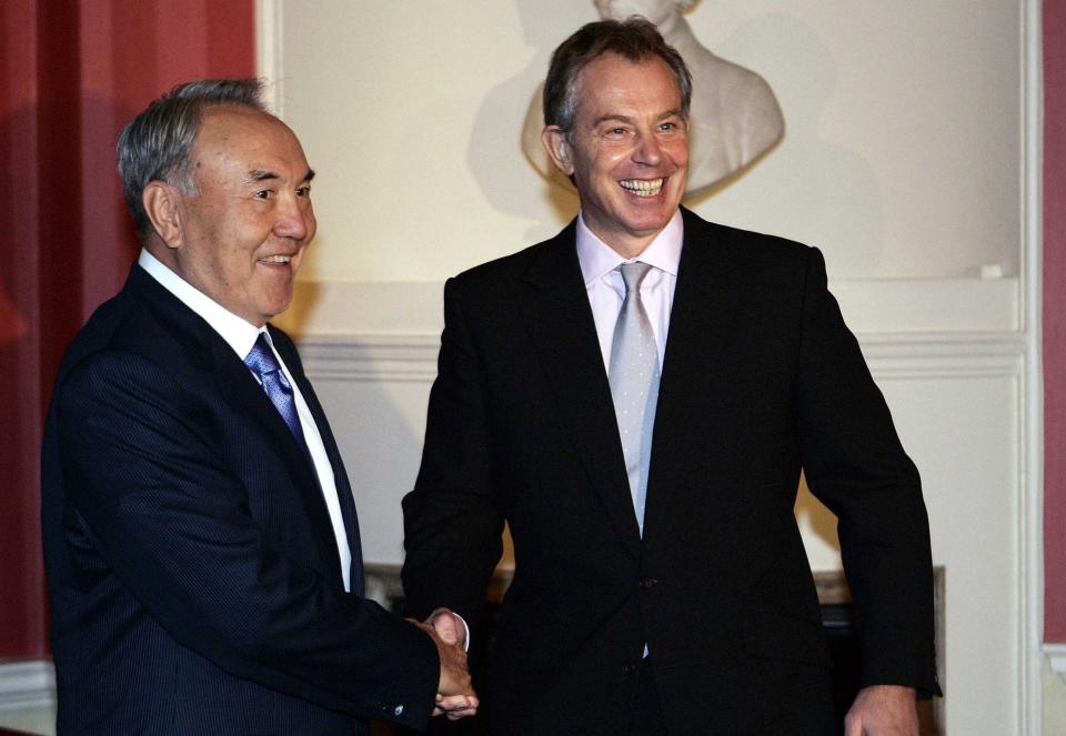 Sir Tony Blair Nursultan Nazarbayev - Alastair Grant-Pool/Getty Images