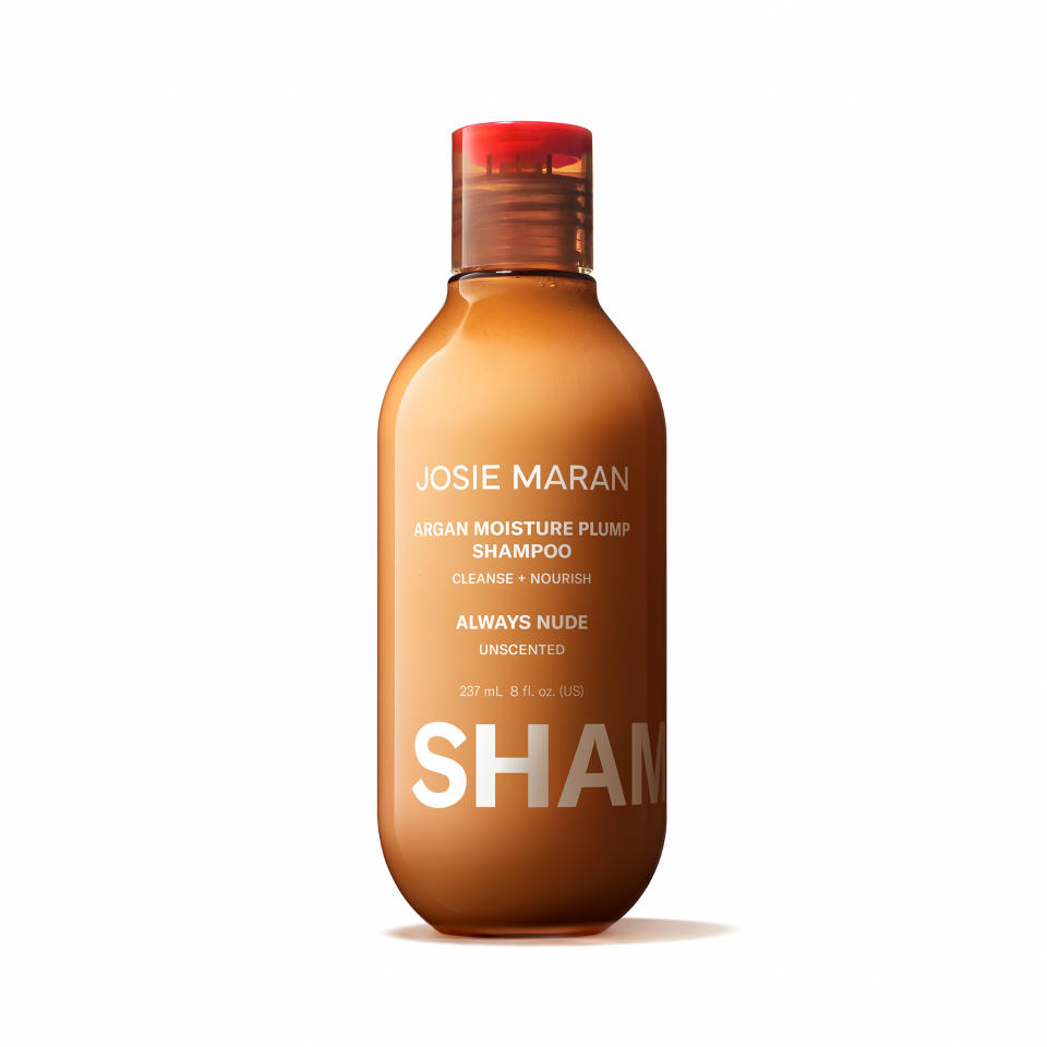 Josie Maran’s Argan Moisture Plump Shampoo.