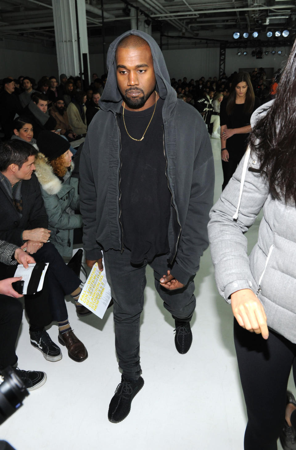 At the&nbsp;John Elliott &amp; CO fashion show at Skylight Clarkson SQ. on February 13 in New York City.