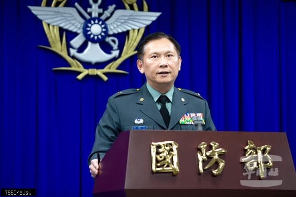 國防部發言人史順文將軍說紀念專區不僅象徵將士用生命鍛鑄鋼鐵般的堅固安全防線，更代表全國軍民攜手共同守護家園的堅強意志與愛國心。(記者王志誠攝)