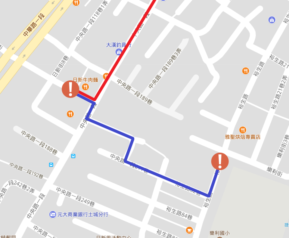 陳嫌逃跑路線。