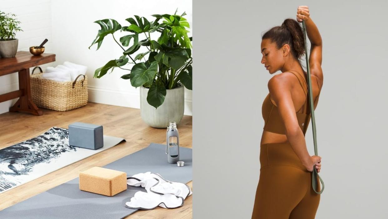 Get these yoga accessories to enhance your home practice
