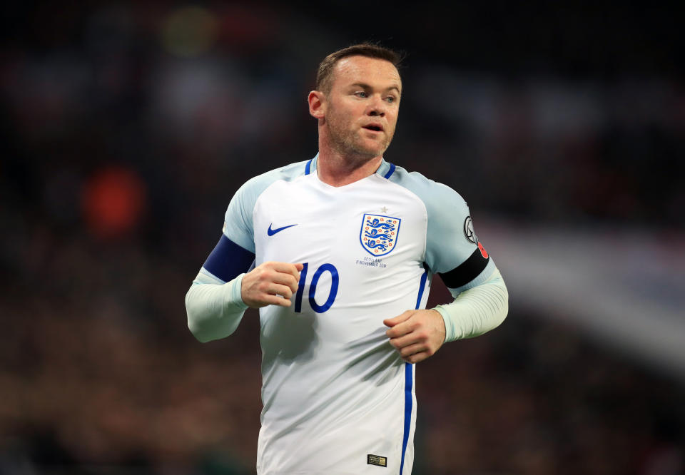 Wayne Rooney played for England 119 times