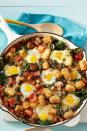 <p>Tater tots are the ingredient your cheesy egg casserole was missing all along.</p><p><strong><em><a href="https://www.womansday.com/food-recipes/food-drinks/recipes/a53660/egg-and-tater-bake/" rel="nofollow noopener" target="_blank" data-ylk="slk:Get the Egg and Tater Bake recipe.;elm:context_link;itc:0;sec:content-canvas" class="link ">Get the Egg and Tater Bake recipe.</a></em></strong></p>