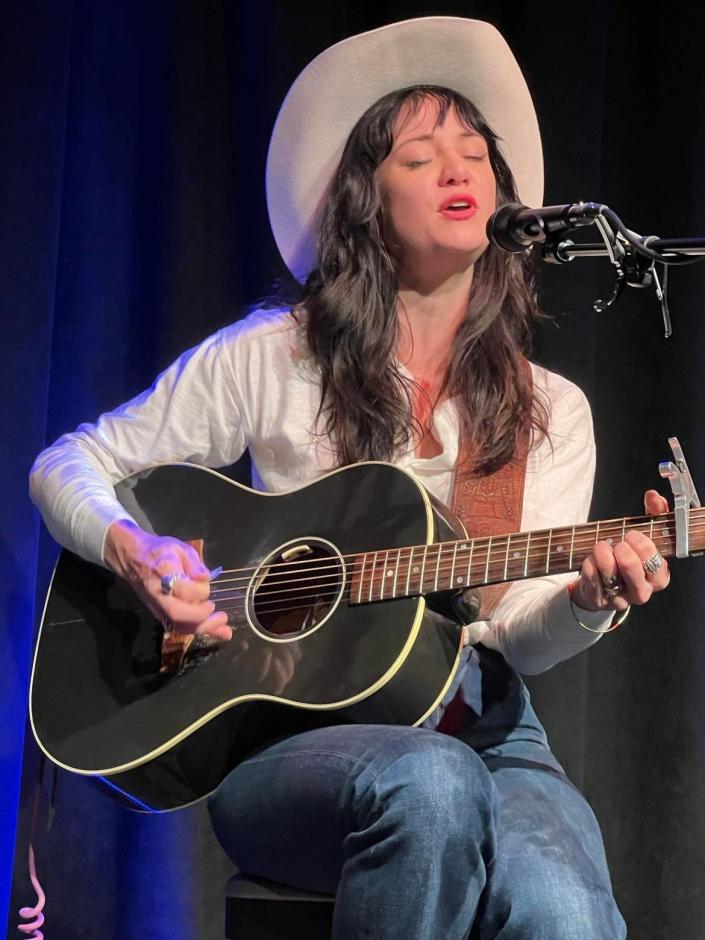 Alt country rocker Nikki Lane is shown in December performing in Studio C at The Summit 91.3 FM in Akron. She released the album, &quot;Denim &amp; Diamonds.&quot;