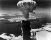 Smoke billows over the Japanese city of Nagasaki after an atomic bomb was dropped on the city Aug. 9, 1945. (Photo: Stringer/Reuters)