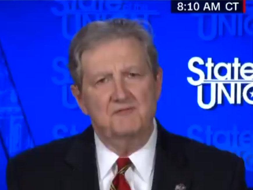 Republican senator John Kennedy appearing on CNN's 'State of the Union' with Jake Tapper: CNN