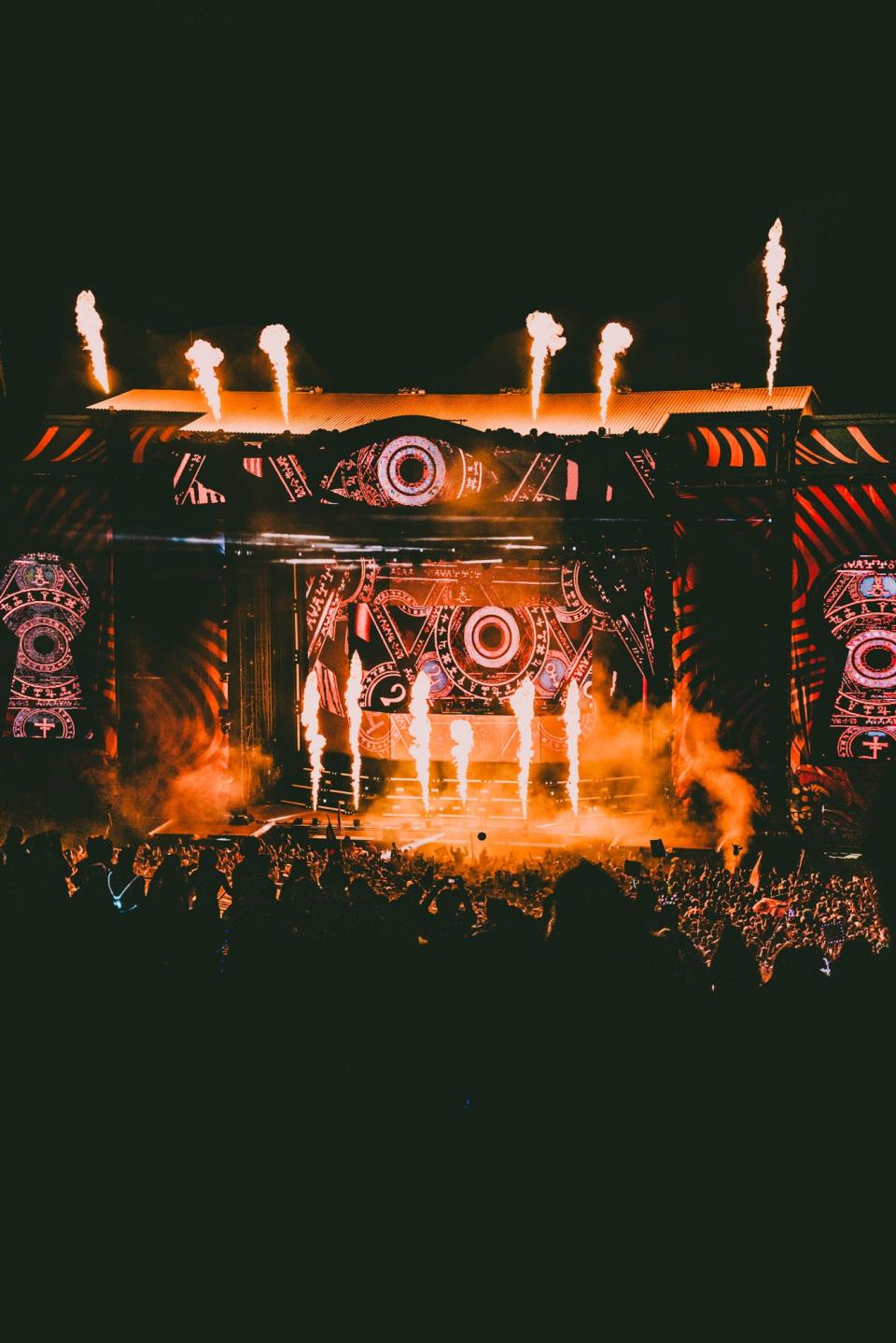 Canadian DJ Rezz, seen here headlining the Beyond Wonderland Festival in Gorge, Washington in 2021, will headline night one of IllFest at the Concourse Project.