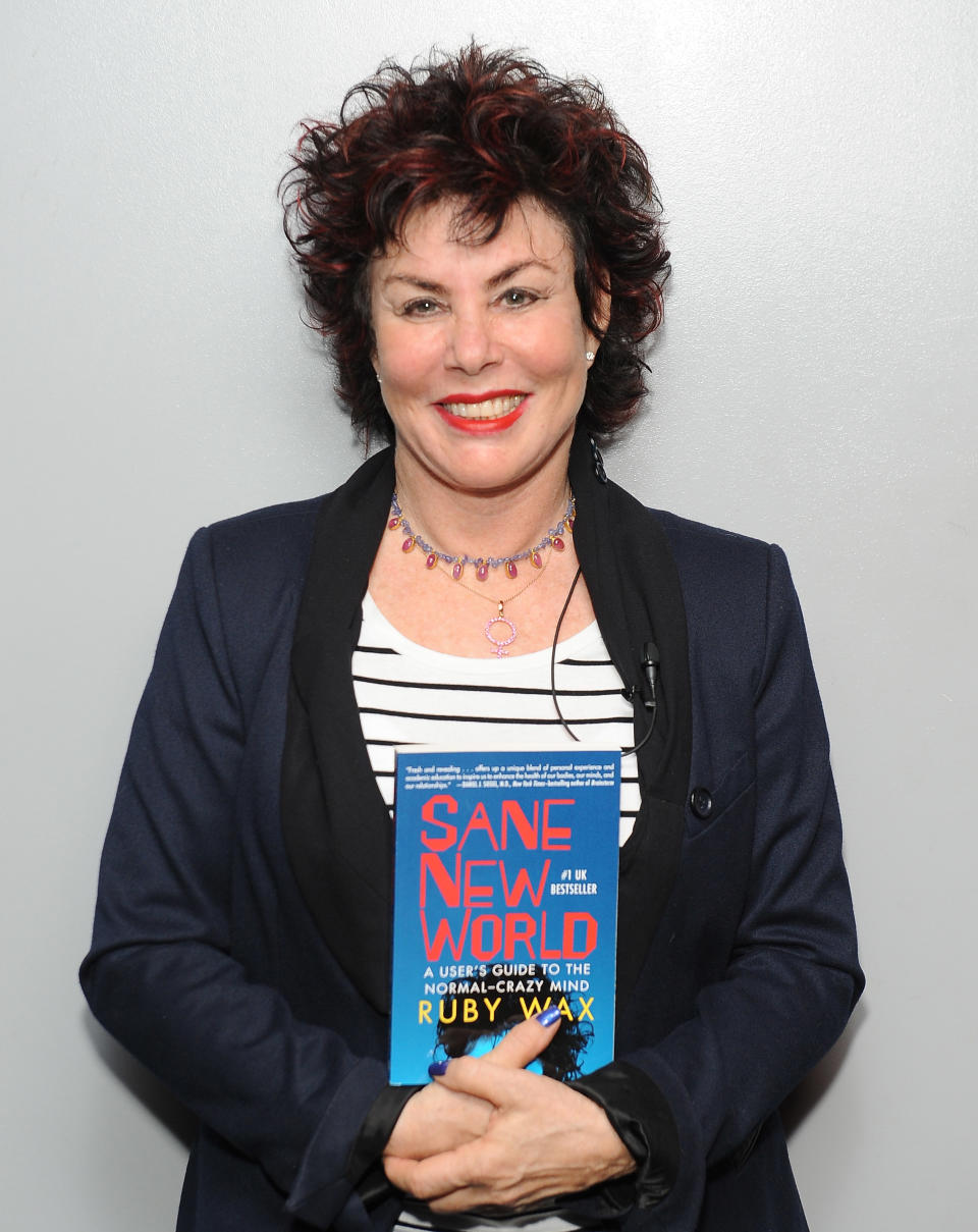 Ruby Wax opened up in her book about her own mental health. (Getty Images)