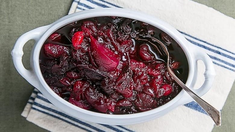 Cranberries with Beets and Cardamom