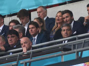 <p>Though they weren't snapped in the same shot, at the 2020 Euro final football match between Italy and England in July 2021, Cruise (seated near Kate Moss and David Beckham, among others) <a href="https://www.hellomagazine.com/royalty/20210713117390/kate-middleton-relatable-interaction-with-tom-cruise-euro-2020-final/" rel="nofollow noopener" target="_blank" data-ylk="slk:had a brief interaction;elm:context_link;itc:0;sec:content-canvas" class="link ">had a brief interaction</a> with Prince William, Kate Middleton and Prince George a few rows away.</p>