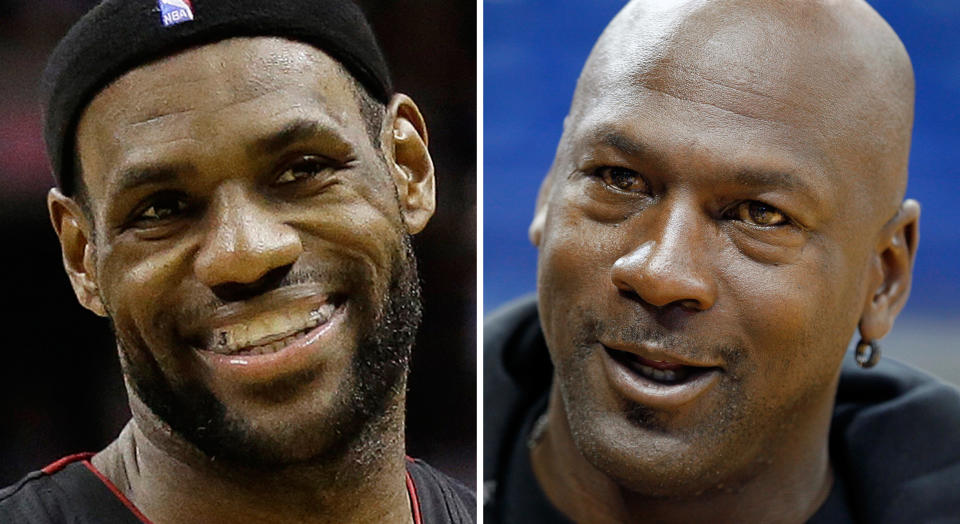 LeBron James had a high opinion of Michael Jordan as a teen. (AP Photo)