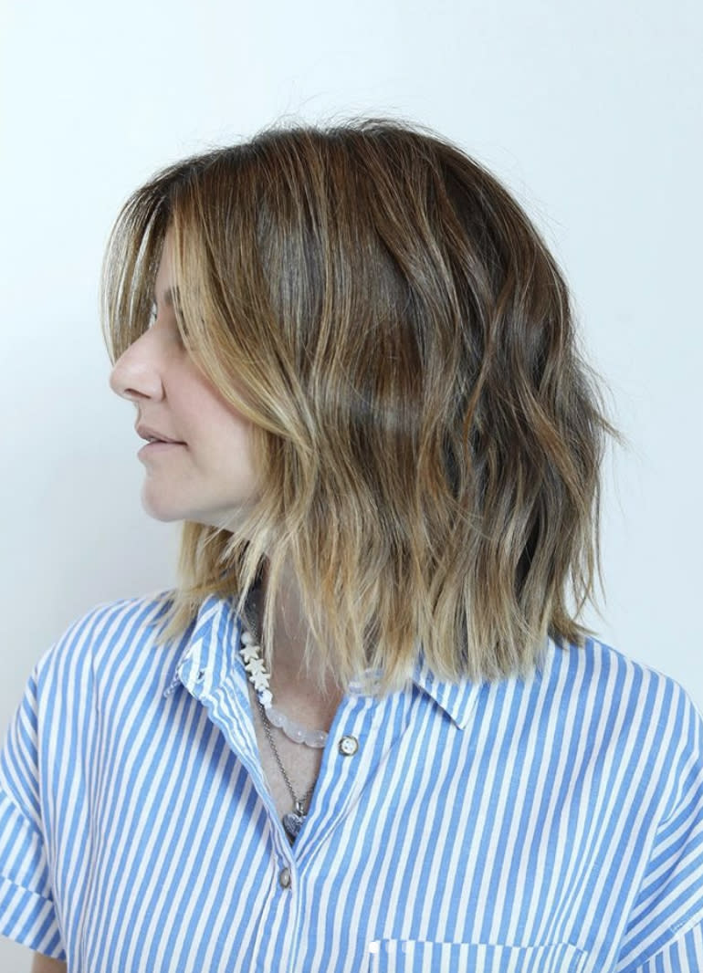 Semi-Blunt Long Bob