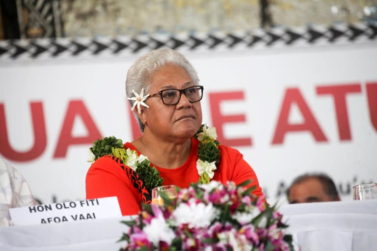 Samoa's Prime Minister-elect Fiame Naomi Mata'afa was sworn in at a ceremony disputed by her rival
