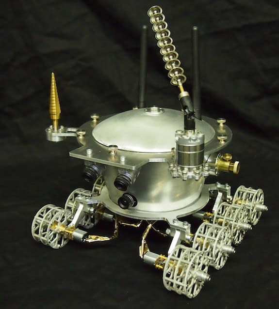 Beatty Robotics was asked to build a functional Lunokhod robot for a new space museum that is being built in Prague in the Czech Republic. Lunokhod, which means “Moon Walker” in Russian, was the first roving remote-controlled robot to operate o