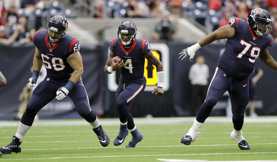 Deshaun Watson has quickly become one of the top fantasy QBs. (AP Photo/Eric Gay)