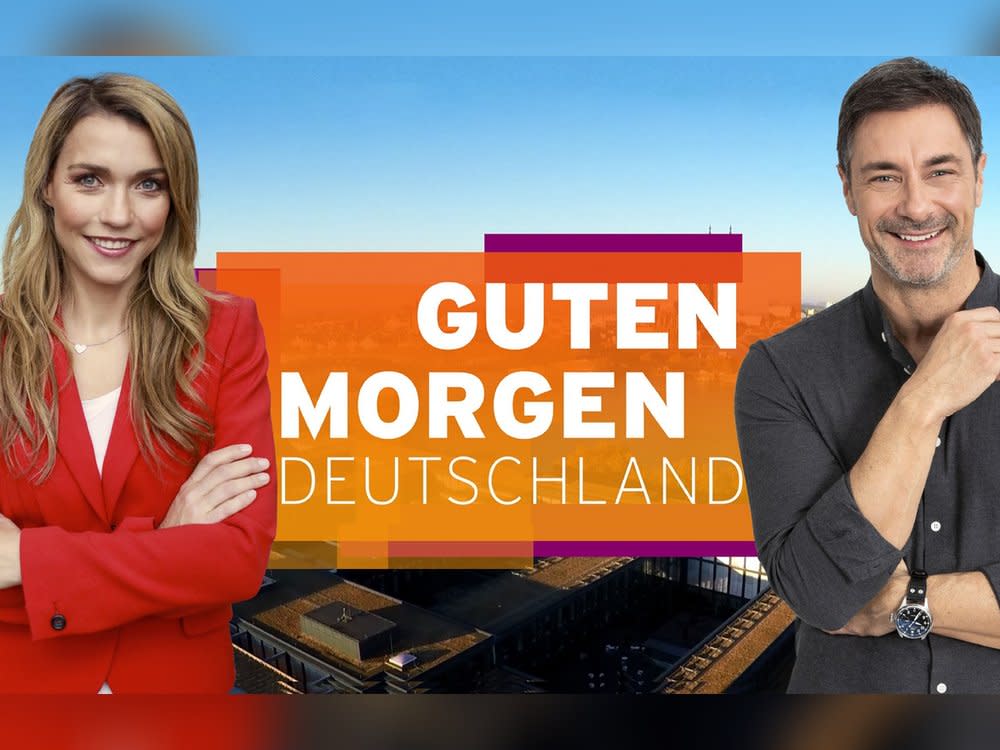 Annett Möller und Marco Schreyl als neue Moderatoren der RTL-Frühstücksfernsehsendung "Guten Morgen Deutschland". (Bild: RTL / Isabel Grosser/Bernd-Michael Maurer)