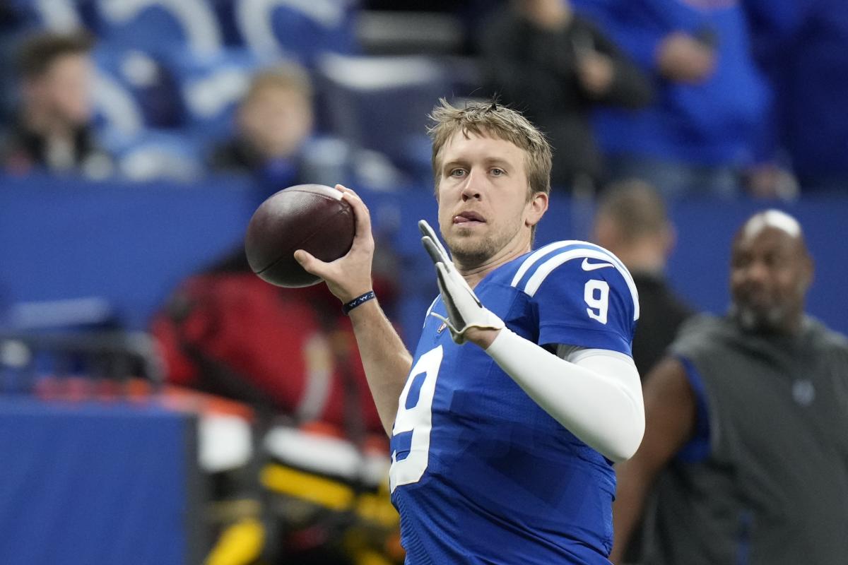 Nick Foles To Be Colts' Starting Quarterback vs. Los Angeles Chargers,  Interim Head Coach Jeff Saturday Announces