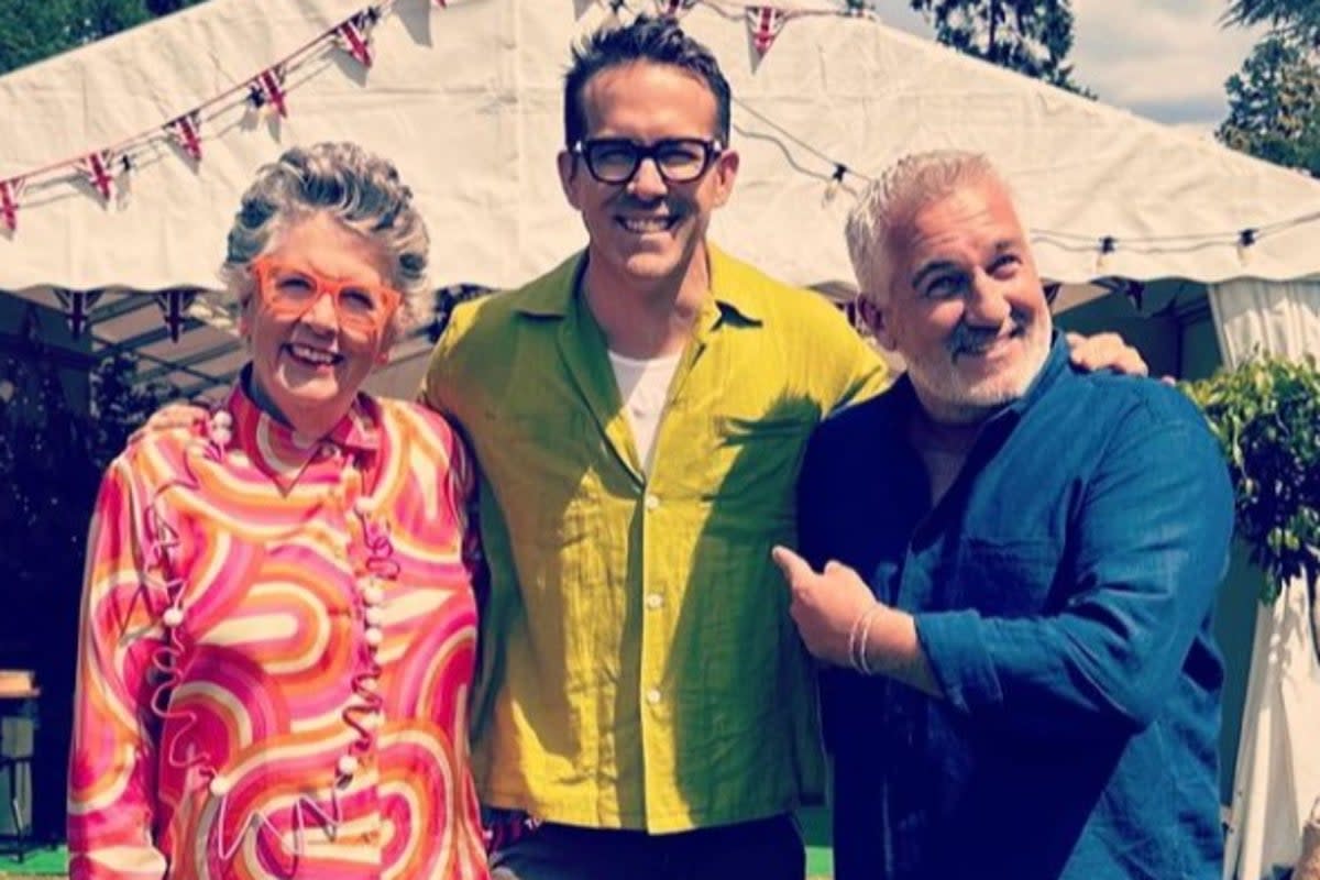 Ryan Reynolds and Blake Lively sends fans into a tizzy as they visit GBBO  (Instagram/Ryan Reynolds)