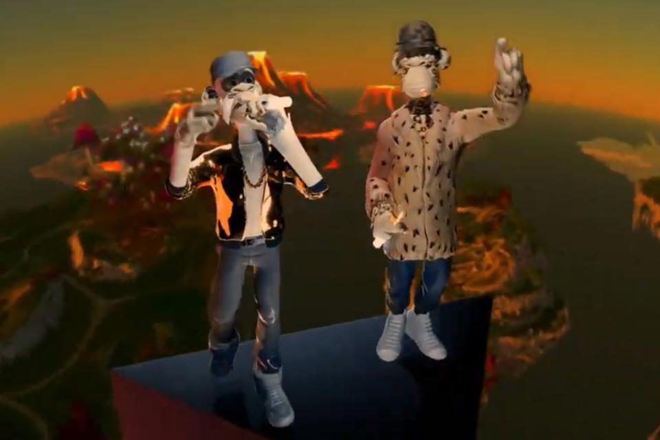 Eminem and Snoop Dogg performance in metaverse at the MTV VMAs