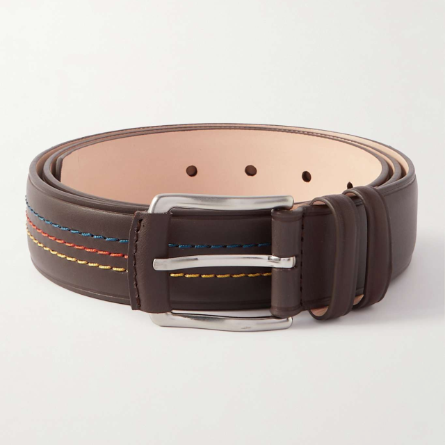 Louis Vuitton Brown Seattle Reversible Leather Belt L