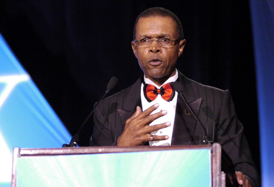 NFL legend Gale Sayers died at the age of 77. (Photo by Frank Mullen/WireImage)