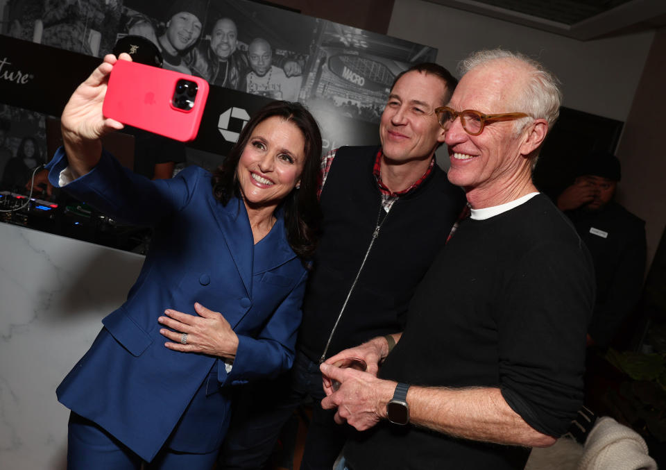 Julia Louis-Dreyfus and Brad Hall