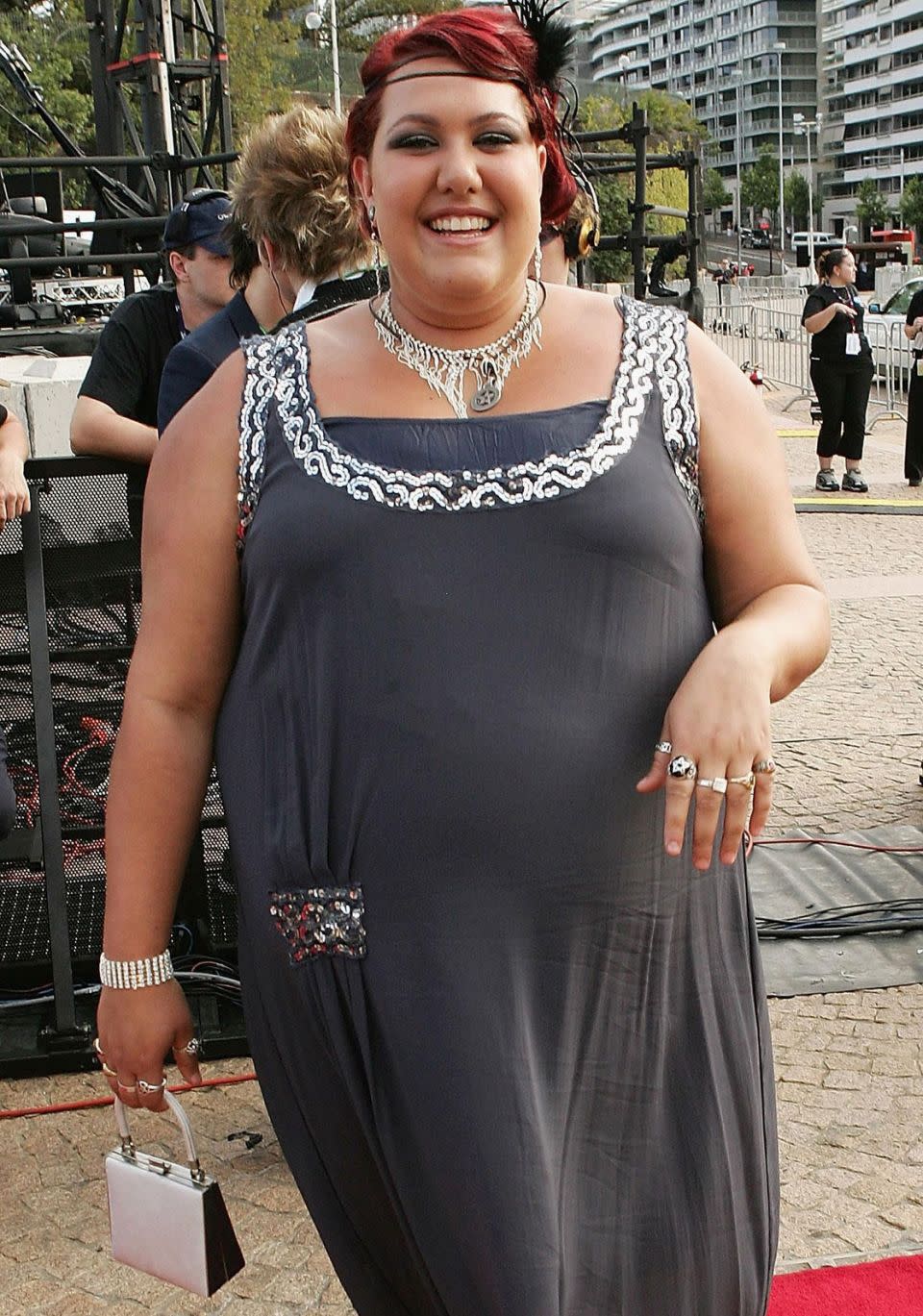 Casey has been open about her desire to lose weight - pictured here in 2005 after winning Australian Idol in 2004. Source: Getty