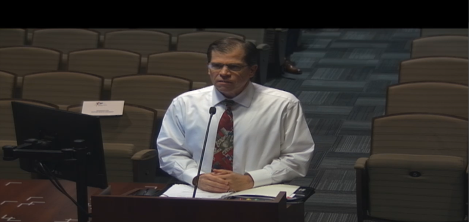 Michael Thane, Round Rock's director of utilities and environmental services, provided the City Council with a presentation on proposed water and wastewater rate changes.