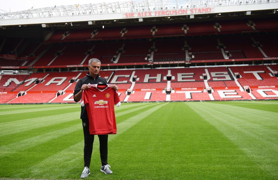 <p>It all started on May 27 2016 as he was appointed as Manchester United manager, replacing the outgoing Louis van Gaal (Getty) </p>