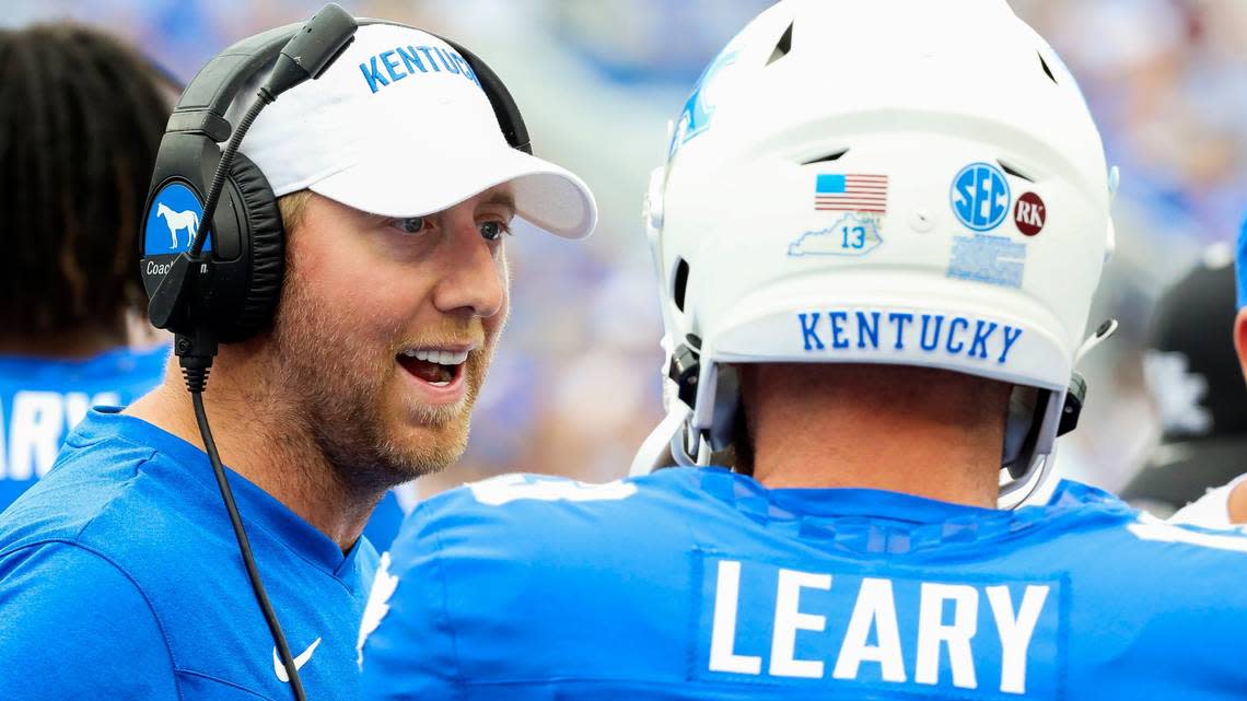 Kentucky offensive coordinator Liam Coen looks likely to return to UK after being mentioned as a candidate for the Chicago Bears offensive coordinator job.