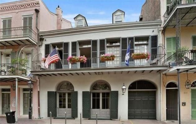 The Governor Street home in New Orleans the pair sold after their split. Photo: Realtor