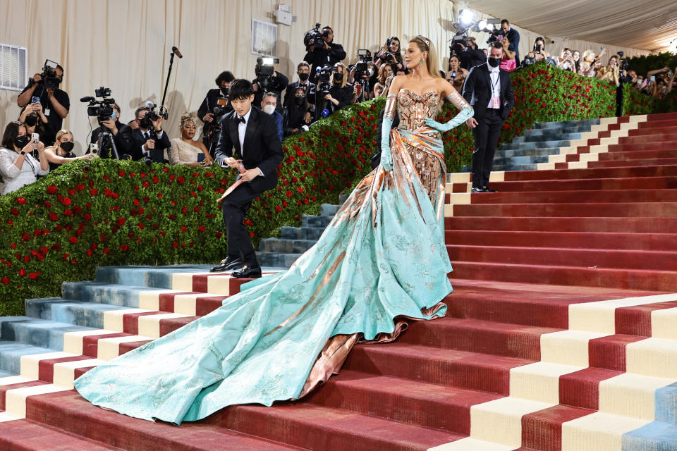 Blake Lively attends The 2022 Met Gala Celebrating 