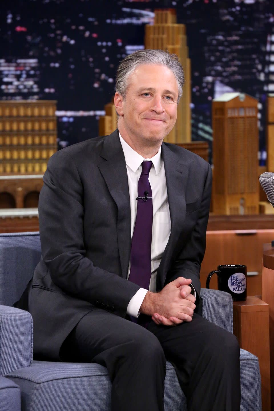 <p>Jon Stewart may be known for his comedic wit today, but back in the day the entertainer earned accolades on the soccer field. Stewart played on the <a href="https://www.ncaa.com/news/soccer-men/article/2015-08-06/jon-stewart-was-college-soccer-star-long-daily-show-host#:~:text=Jon%20Stewart%20once%20led%20William%20%26%20Mary%20to%20NCAA%20tournament%20in%201983.&text=In%20his%20three%20seasons%20as,in%20the%201983%20ECAC%20championship." rel="nofollow noopener" target="_blank" data-ylk="slk:varsity soccer team;elm:context_link;itc:0;sec:content-canvas" class="link ">varsity soccer team </a>during his years at William & Mary in the '80s. </p>