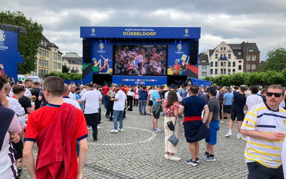 Dusseldorf fan zone