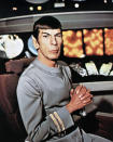 <b>Mr. Spock</b> (Leonard Nimoy)<br>"<a href="http://movies.yahoo.com/movie/star-trek-the-motion-picture/" data-ylk="slk:Star Trek: The Motion Picture;elm:context_link;itc:0;sec:content-canvas" class="link ">Star Trek: The Motion Picture</a>" (1979)