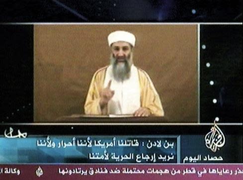 Osama Bin Laden videos broadcast by Al Jazeera