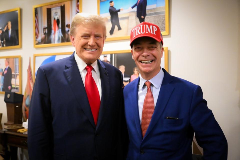 Donald Trump and Nigel Farage