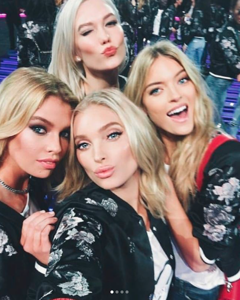 Victoria Secret Angels get ready for the 2017 VS Fashion Show