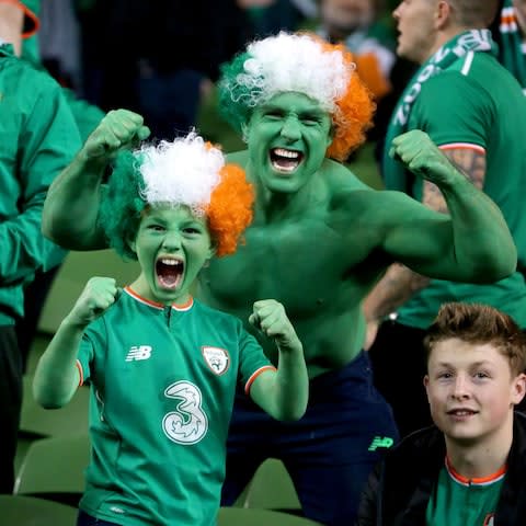 Ireland fans - Credit: PA