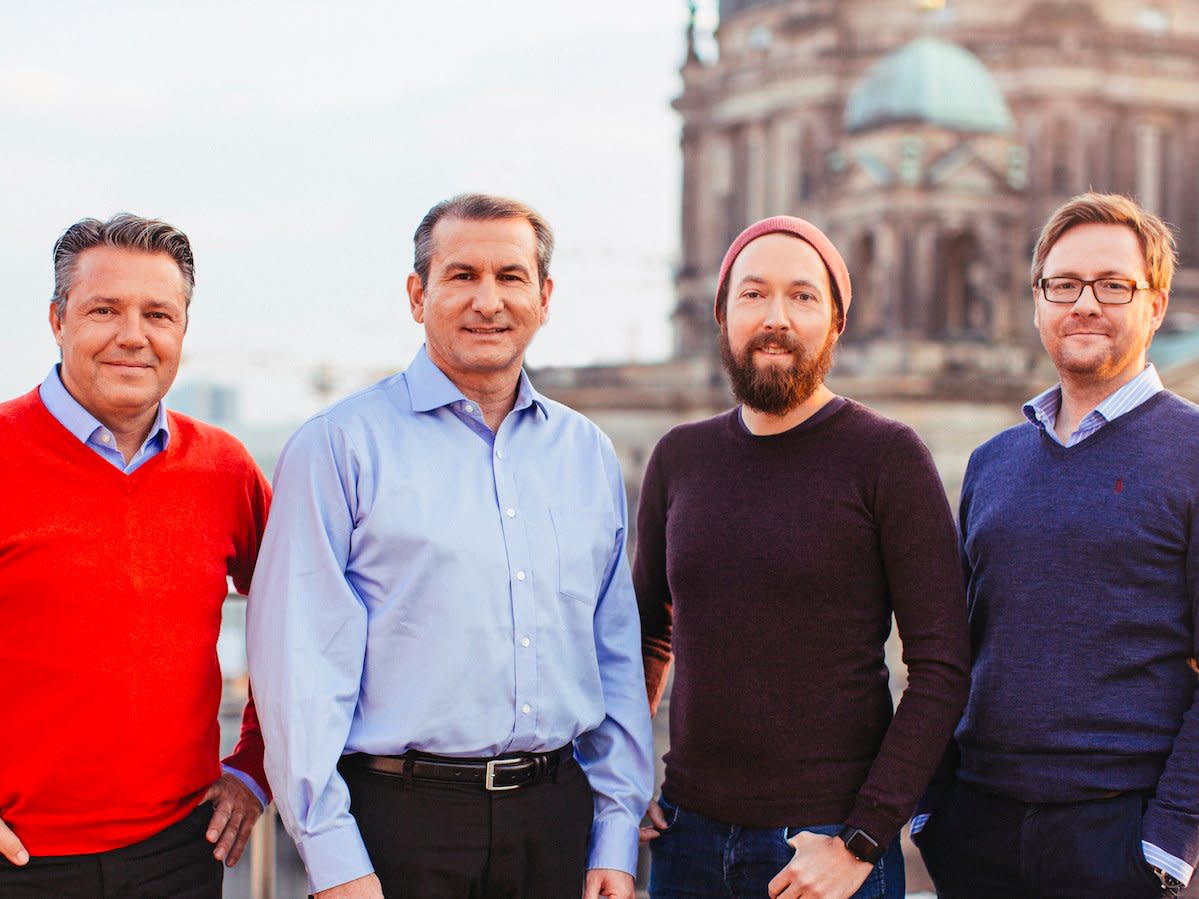 Solaris Bank Andreas Bittner, Co-Founder and COO, Roland Folz CEO, Peter Grosskopf, CTO Marko Wenthin, Co-Founder and CCO