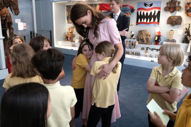 <p>Richard Pohle-WPA Pool/Getty Images</p> Kate Middleton attended the reopening of the Young V&A on June 28.