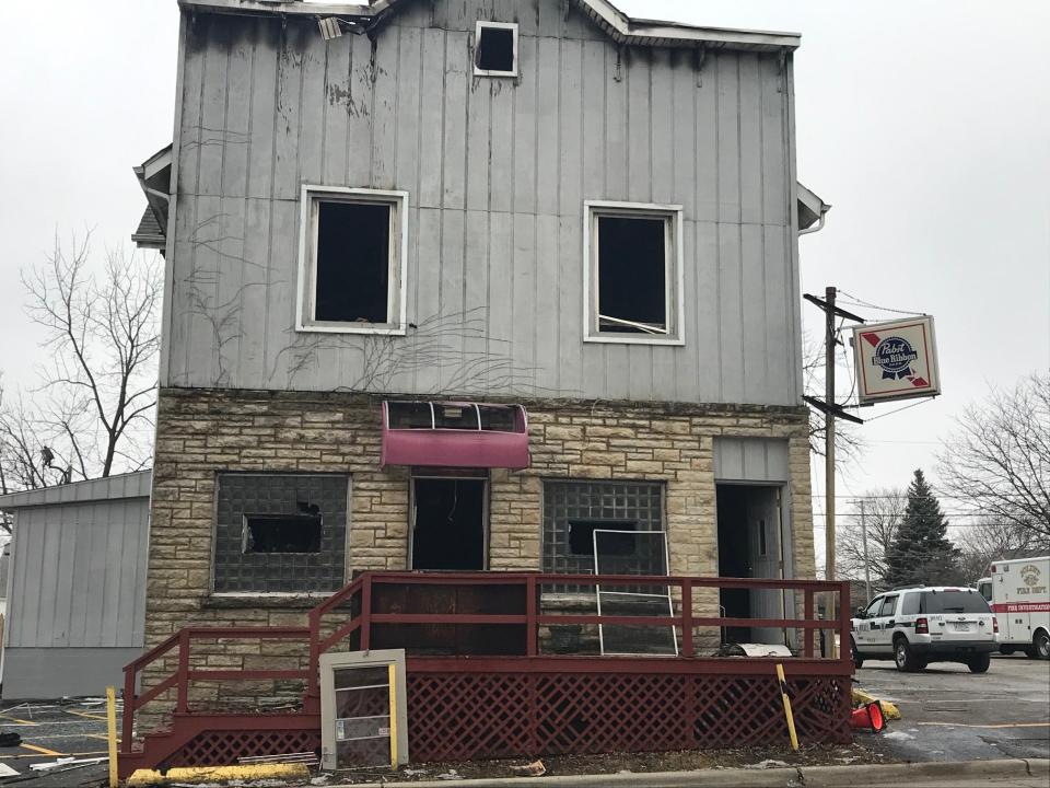 Malnar's Tap on Clement Street in Joliet sustained substantial fire damage back in February. Image via John Ferak/Patch