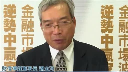 財信傳媒董事長謝金河（圖／資料照）