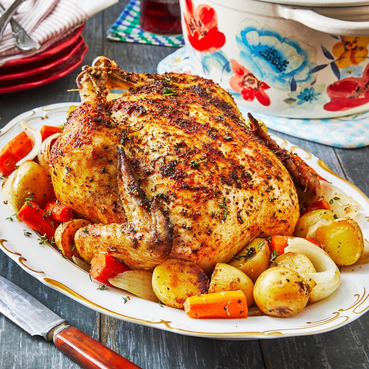 dutch oven roast chicken fall recipe