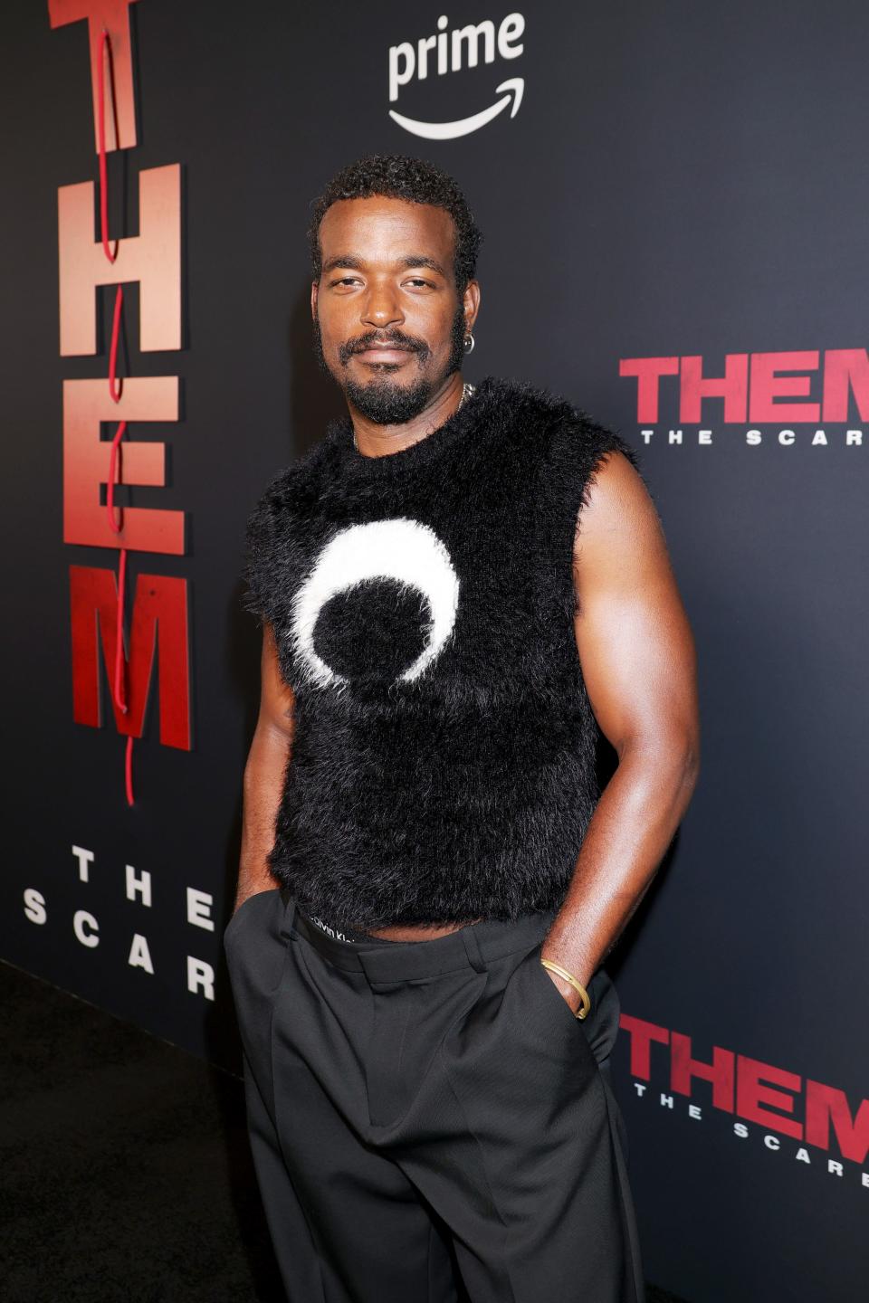 Luke James attends as Prime Video hosts special screening for "Them: The Scare" at Culver Theater on April 23, 2024 in Culver City, California.