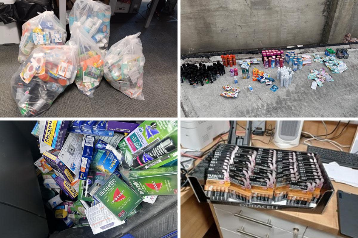 North Yorkshire Police said the value of the items recovered is believed to be around £1,500 <i>(Image: North Yorkshire Police)</i>